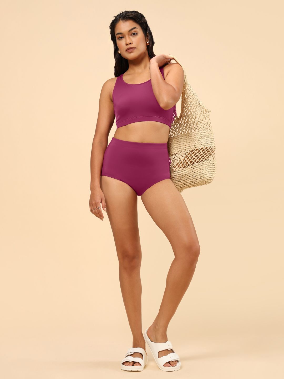 Blissclub Round Neck Swim Tops-image-19
