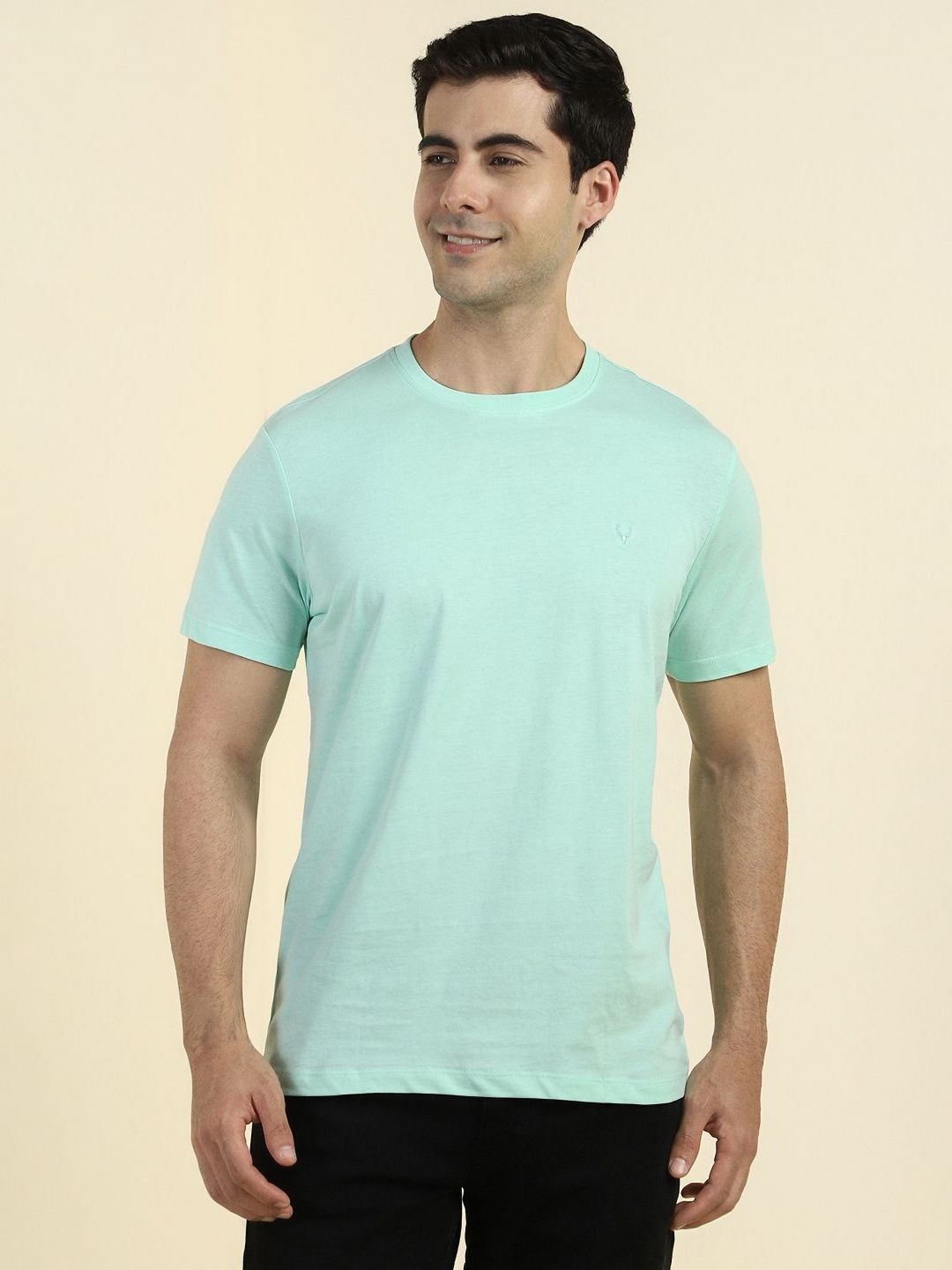 Allen Solly Men Raw Edge Slim Fit T-shirt-picture-41