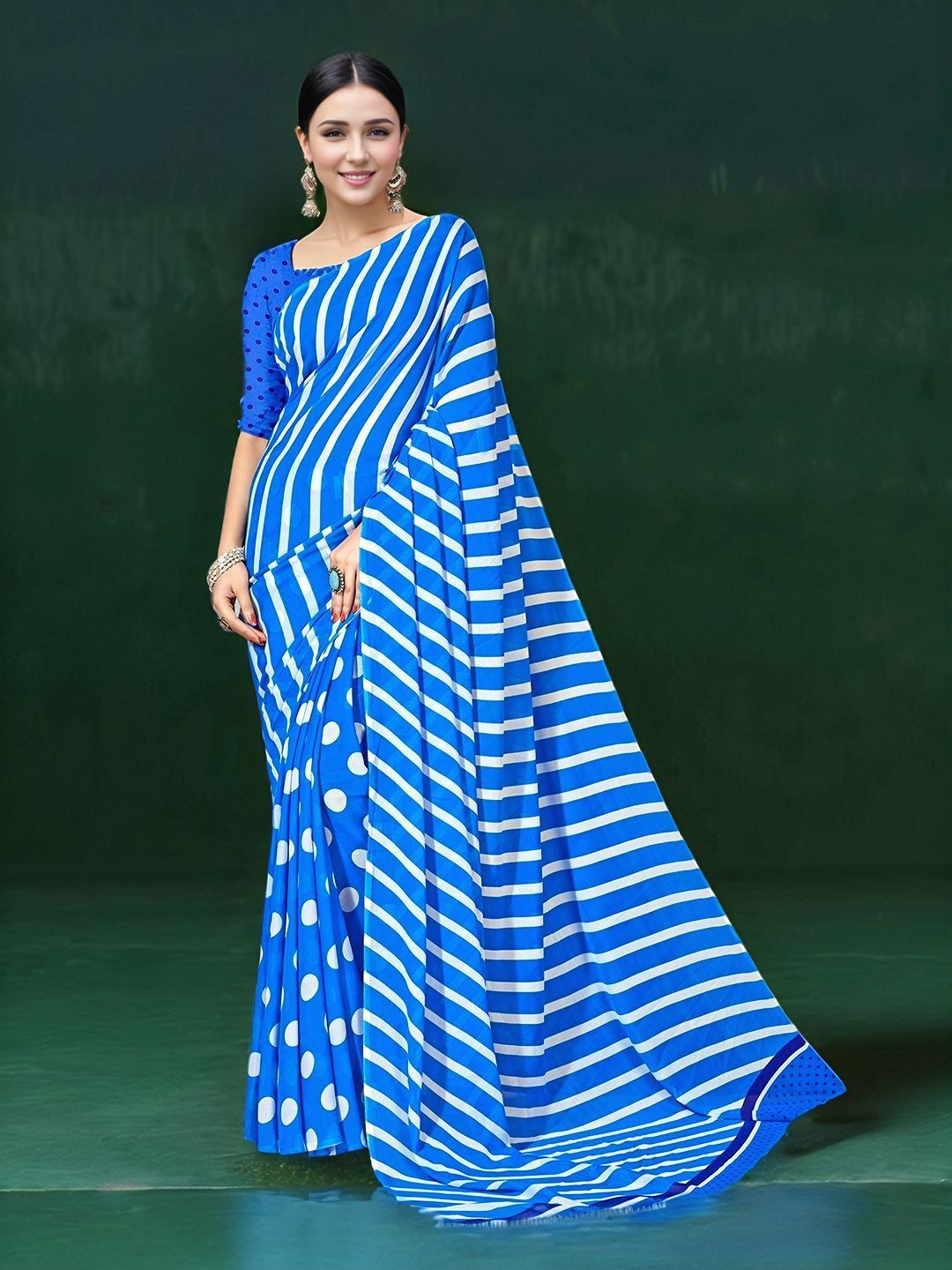 Anouk Rustic Poly Georgette Saree-picture-50