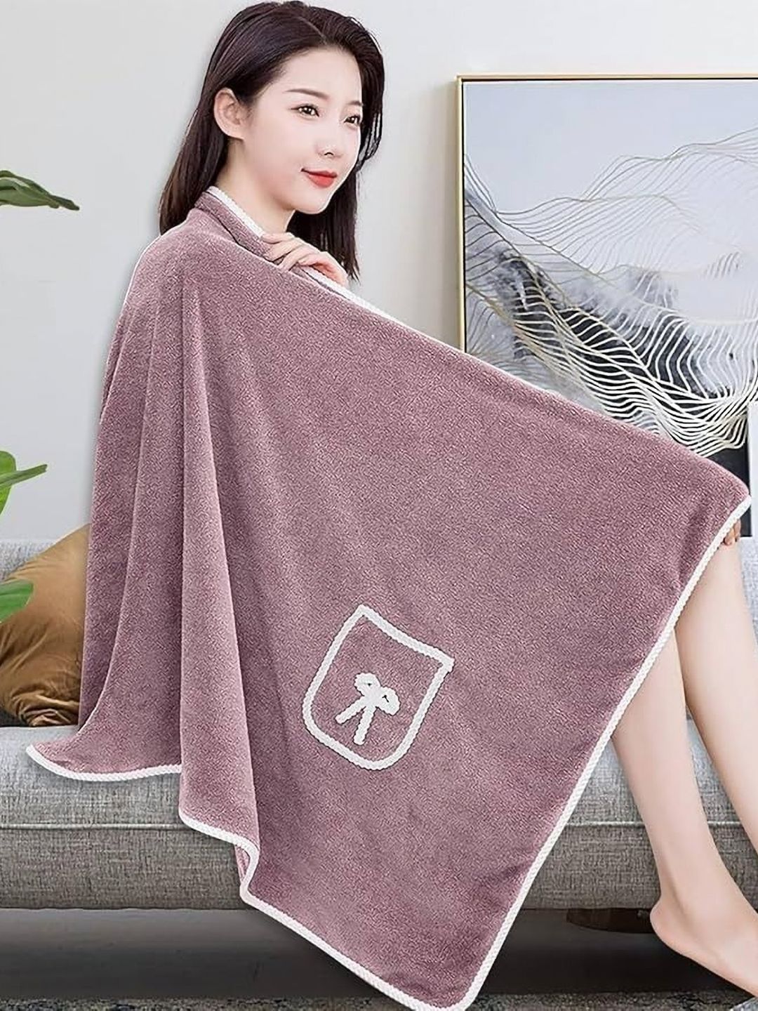 MORADO Square Neck 300GSM Bath Robe-picture-36