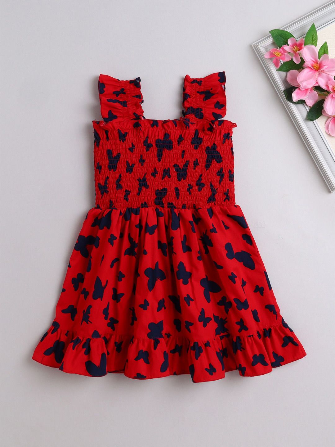 The Magic Wand Floral Print Fit & Flare Dress-picture-58