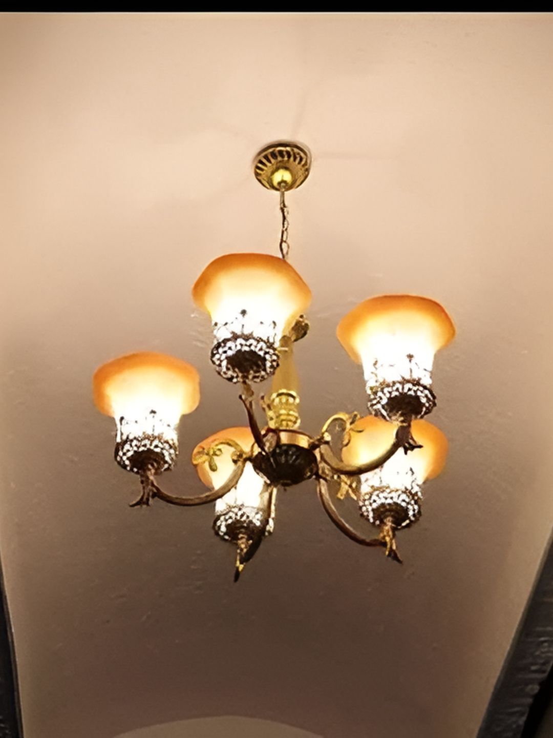 KINIS Gold-Toned Quirky Ceiling Lamp-image-47