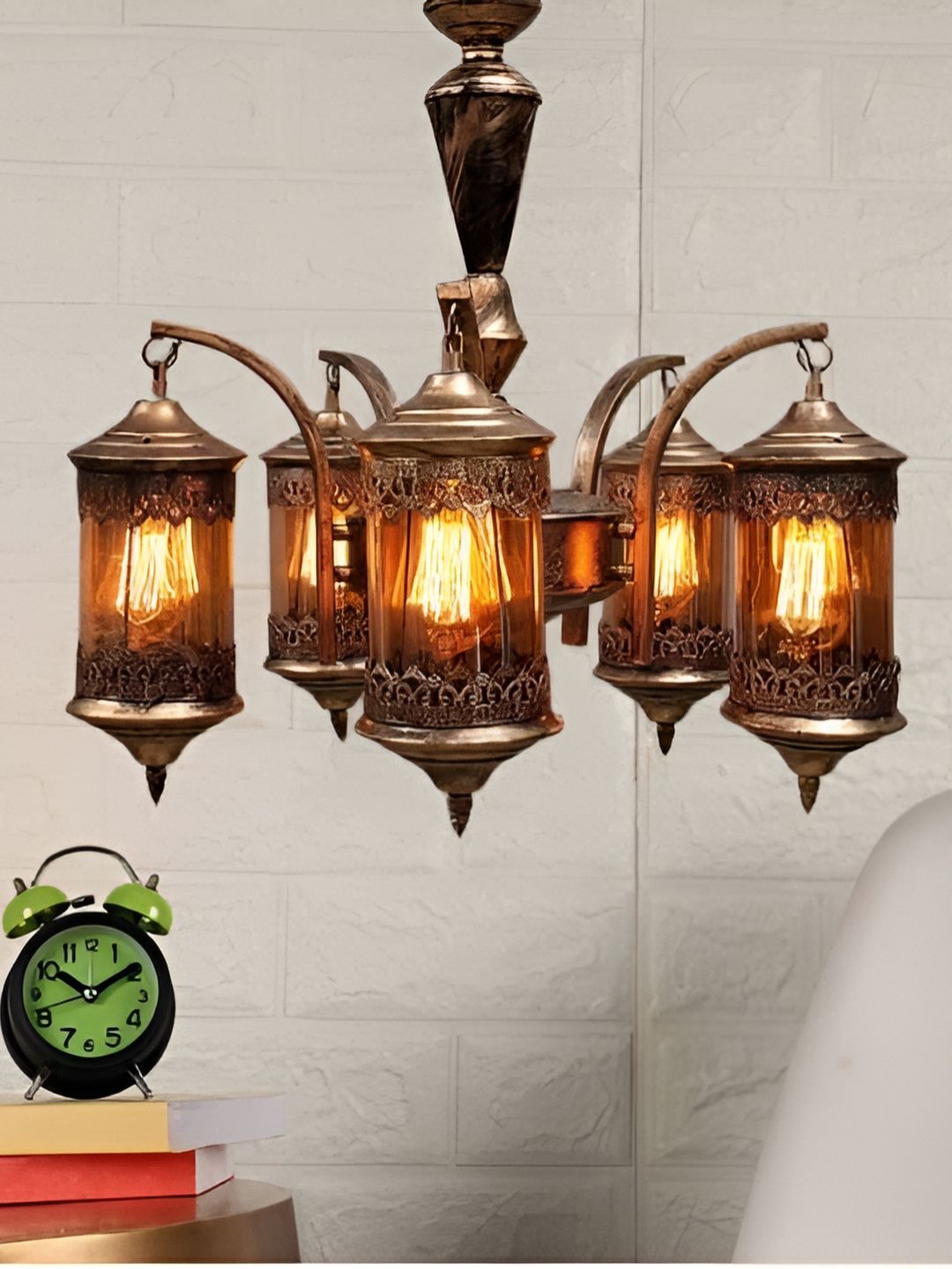 KINIS Modern and Unique Style Gold-Toned Quirky Ceiling Lamp-picture-57