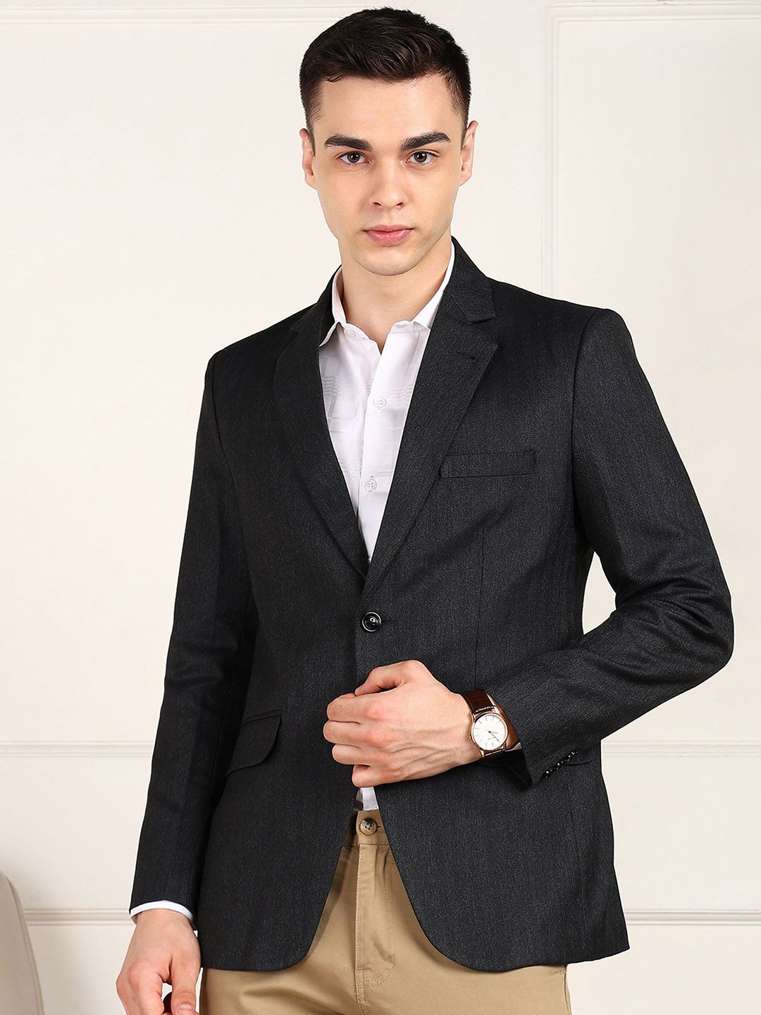 FUBAR Slim-Fit Single-Breasted Casual Blazer-picture-13