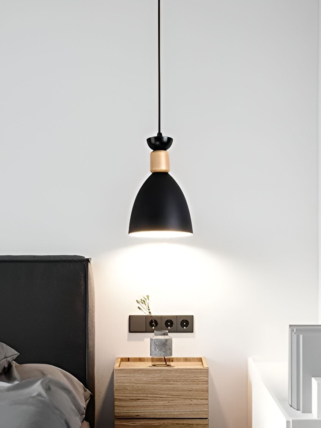 KINIS Black Aluminium Abstract Shaped Ceiling Lamp-picture-15