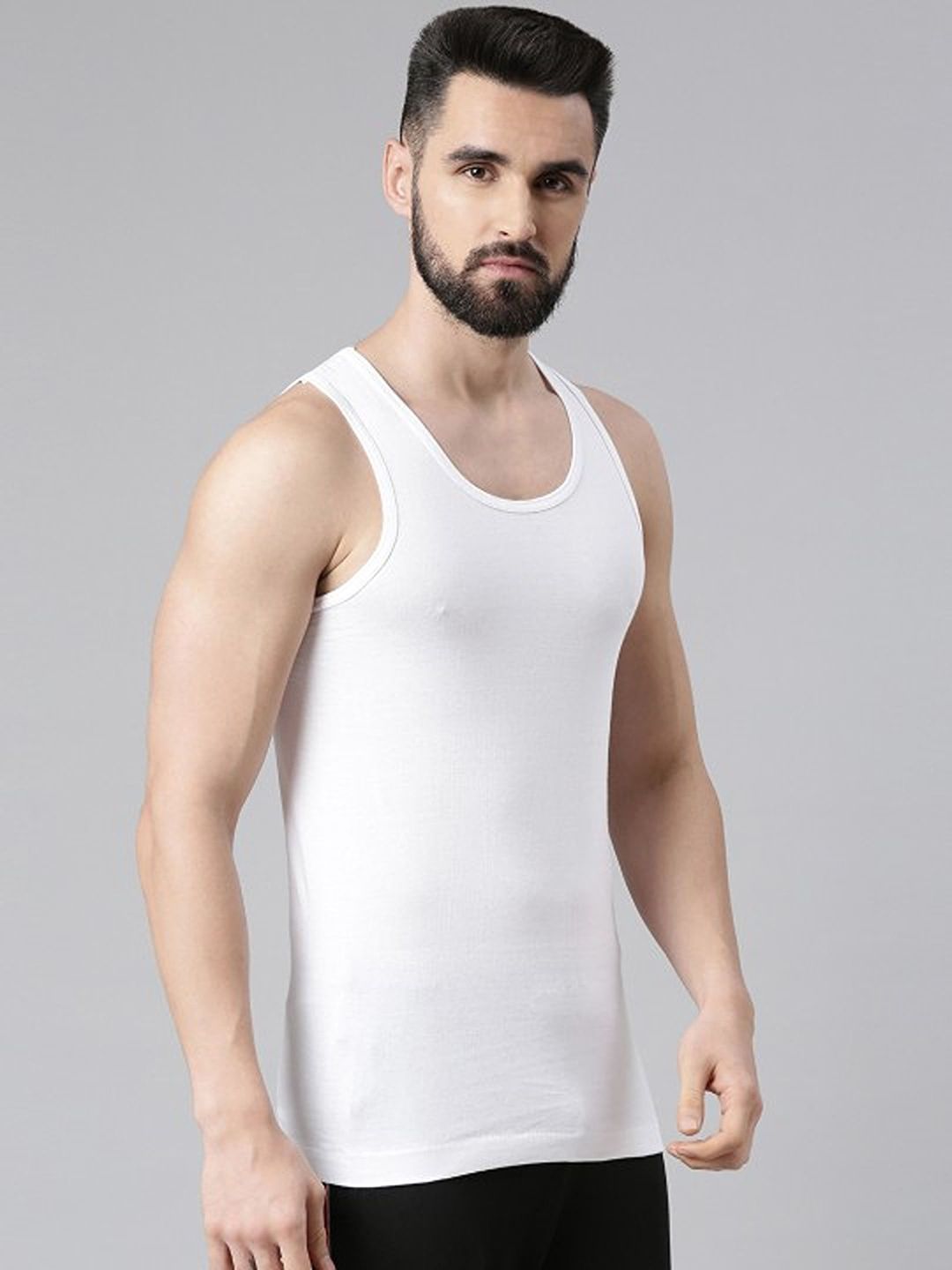 CAVENDERS Pack Of 2 Scoop Neck Long Lasting Basic Vests - c40=SWIFT---2---85-picture-36