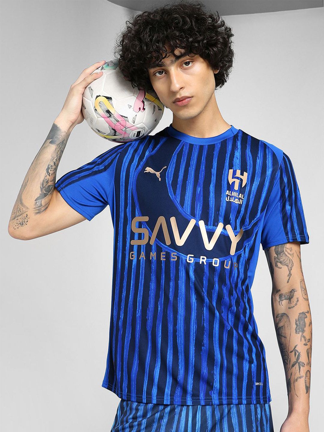 Puma Kidsuper Ahsfc Men Stripped Round Neck Jersey Rep-image-11
