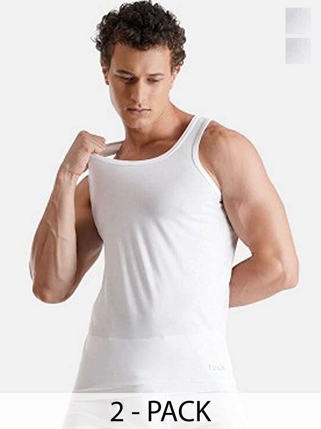 CAVENDERS Pack Of 2 Scoop Neck Innerwear Vests - c41=SWIFT---2---85-image-44