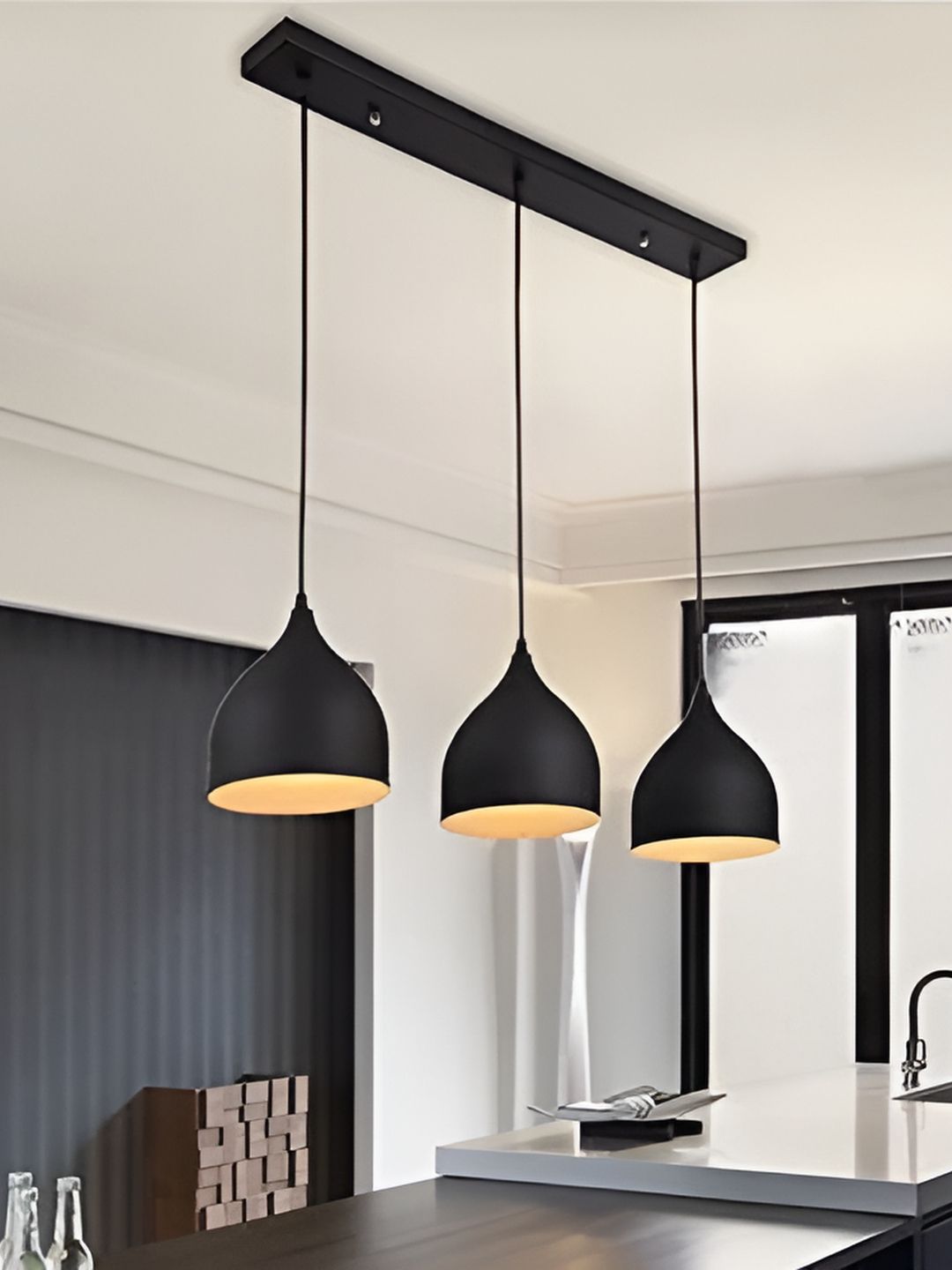 KINIS Black Aluminium Bell Ceiling Lamp-picture-13