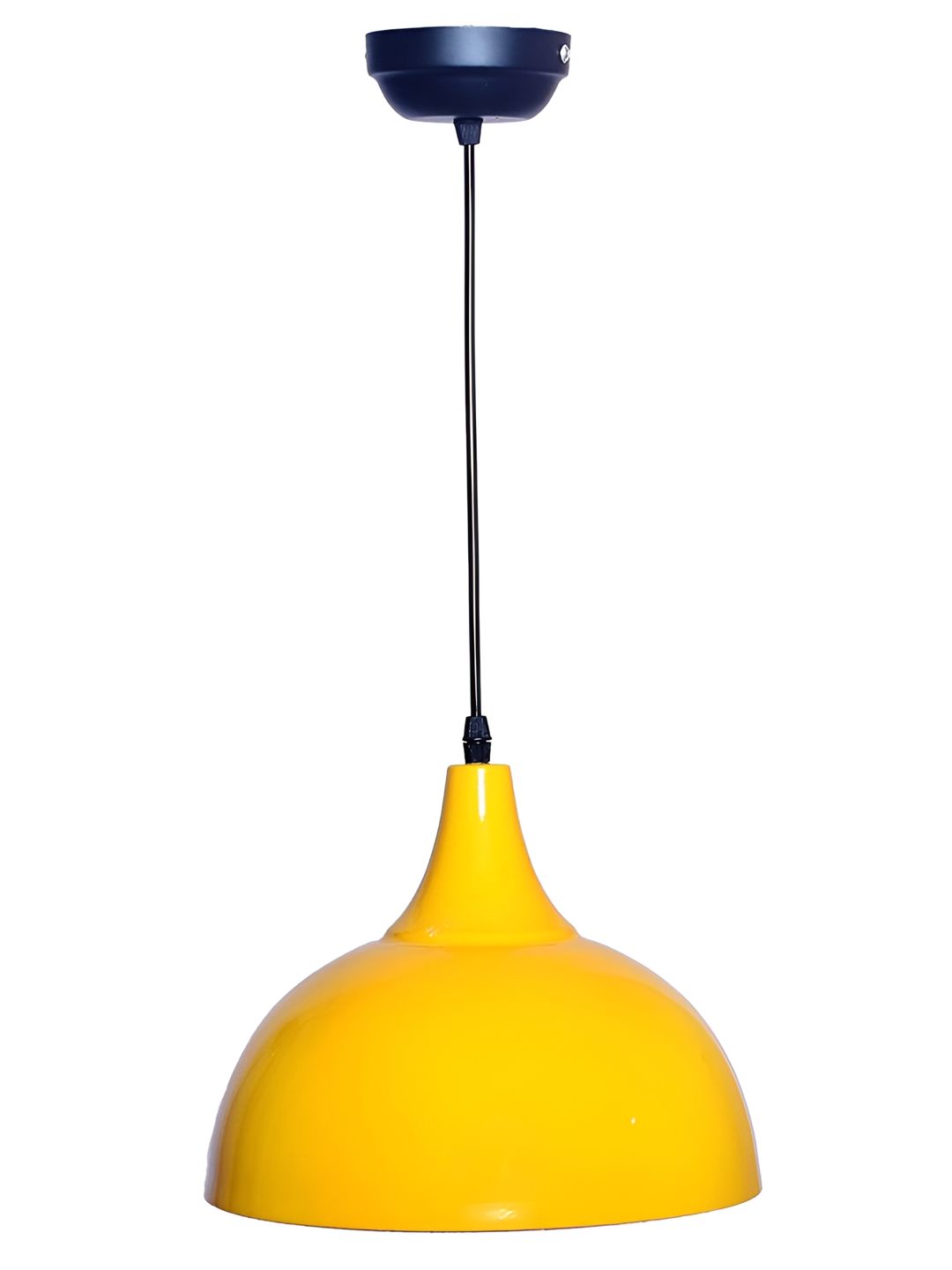 KINIS Yellow & Black Aluminium Quirky Ceiling Lamp-image-4