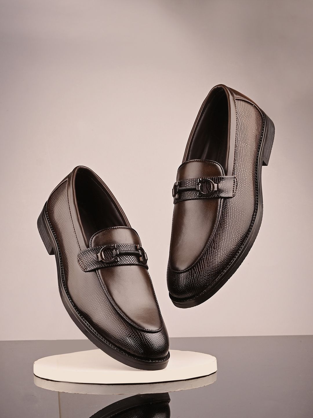 INVICTUS Men Leather Formal Loafers-picture-41