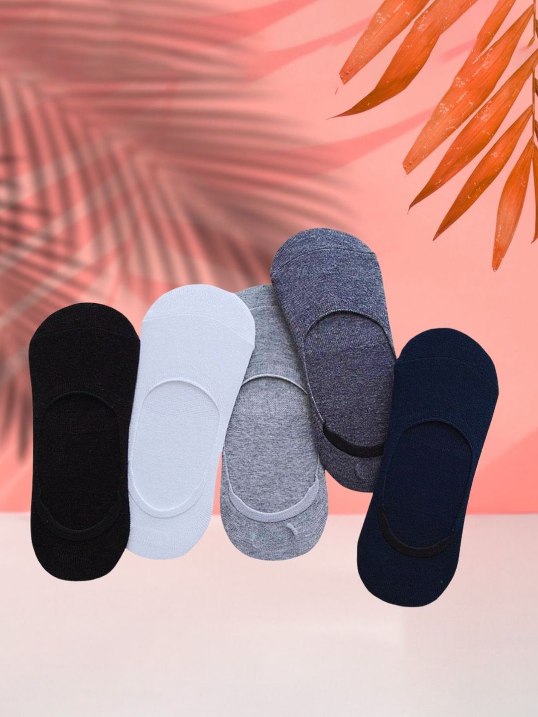 MJE Pack Of 5 Shoe Liners Socks-picture-28
