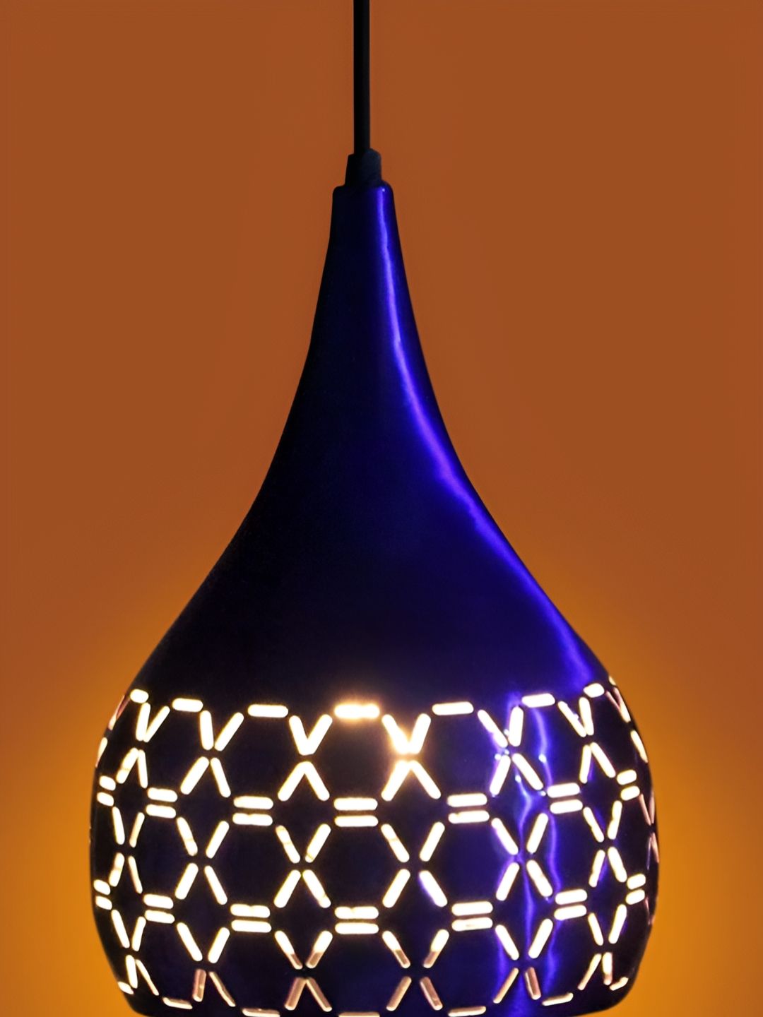 KINIS Blue & White Aluminium Quirky Hanging Light Ceiling Lamp-picture-18