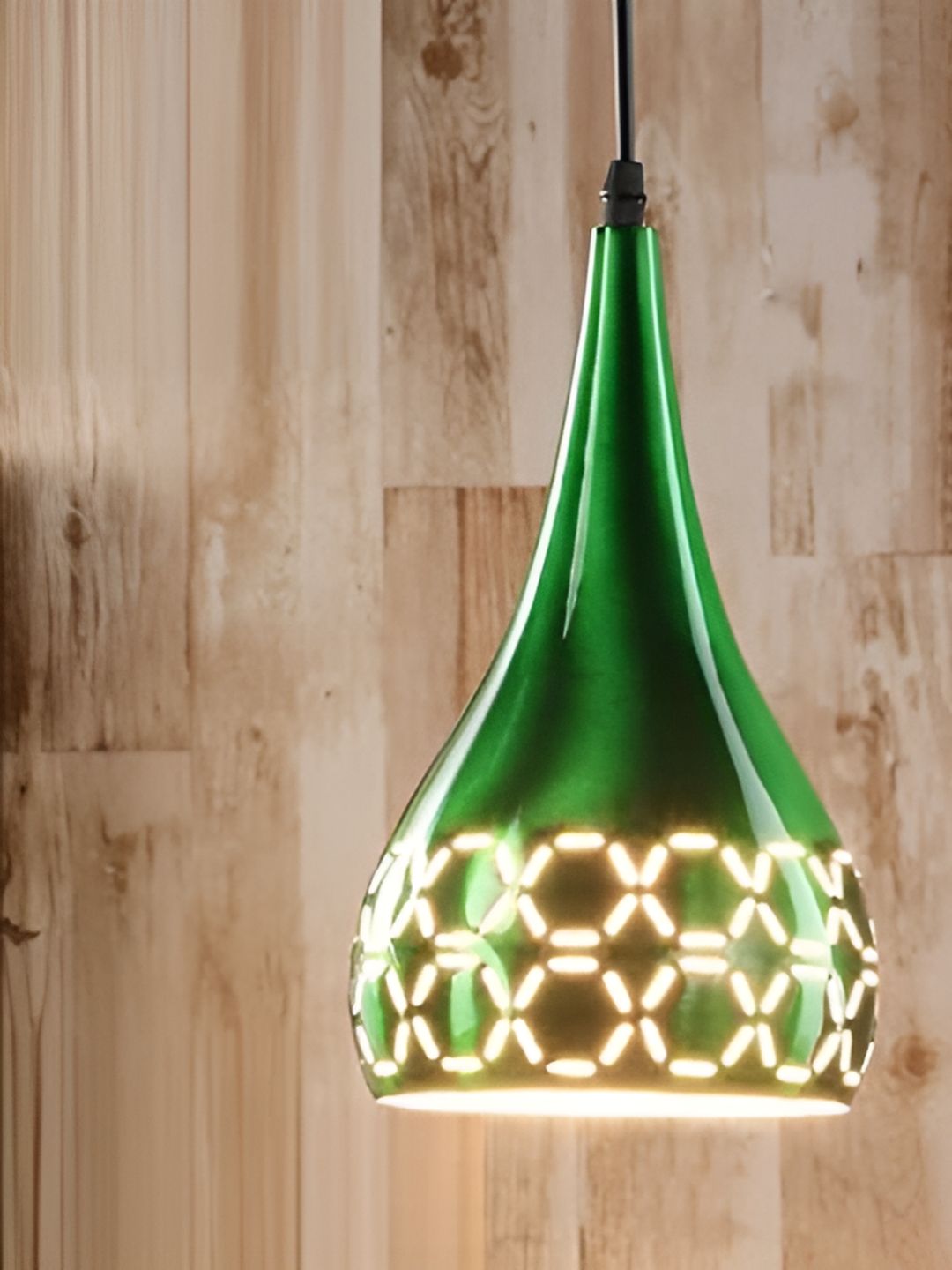 KINIS Modern and Unique Style Green & White Aluminium Quirky Ceiling Lamp-picture-10