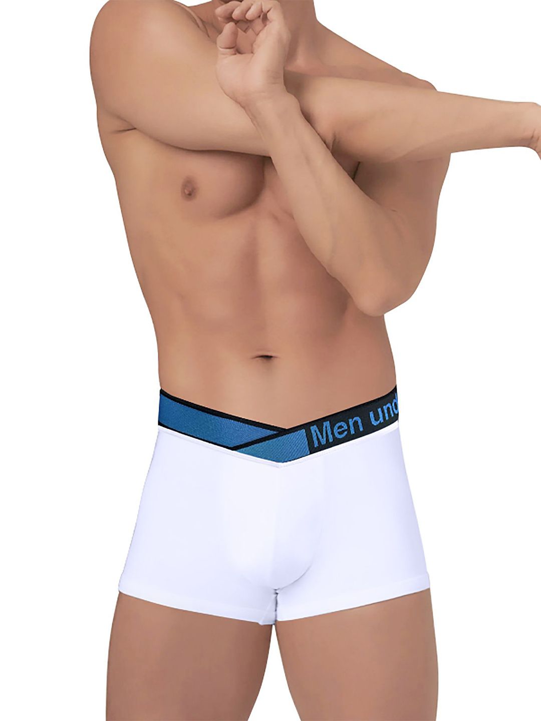 PUMP CLUB Printed Mid Rise Ultra Soft ModalTrunk ART2577-White-M-White-picture-38
