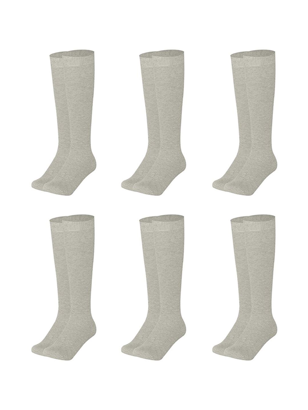 MUKHAKSH Men Pack Of 6 Cotton Knee Length Socks-picture-38