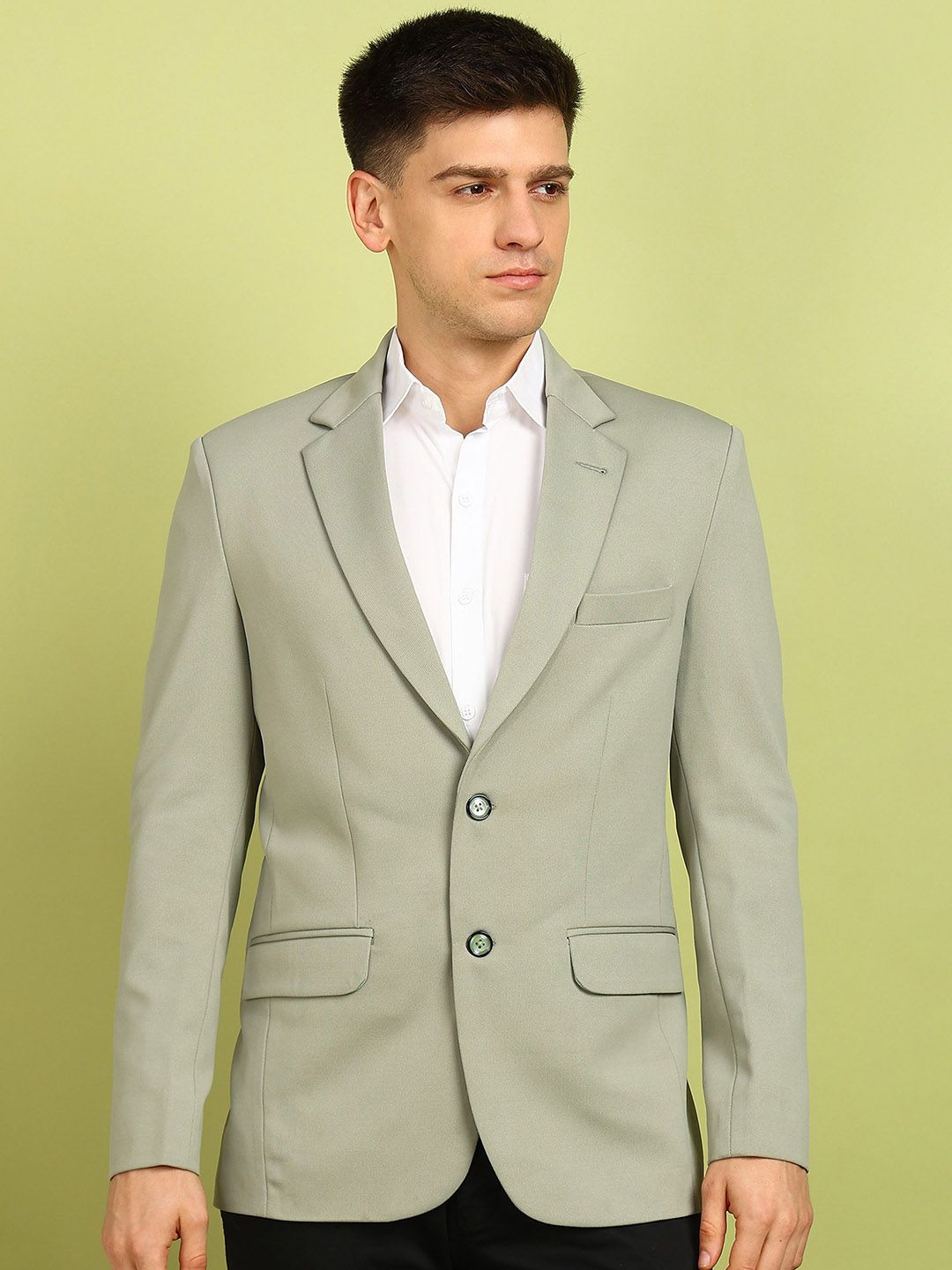 FUBAR Slim-Fit Single-Breasted Cotton Casual Blazer-picture-15