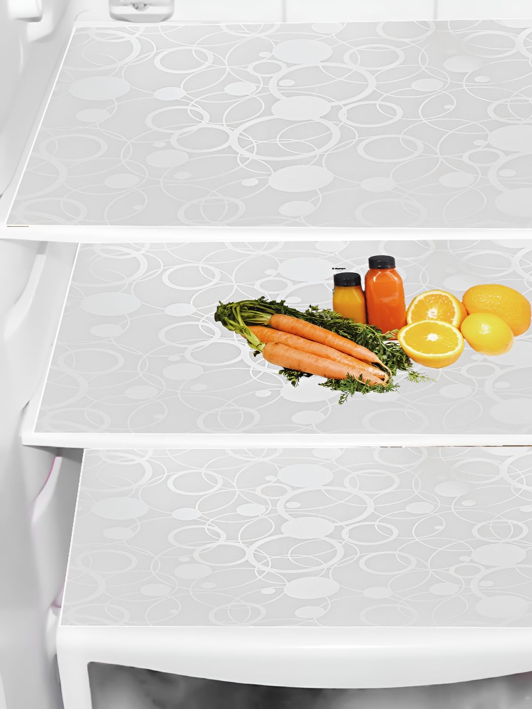 Aura 3-Pcs White Printed Fridge Organisers-picture-43
