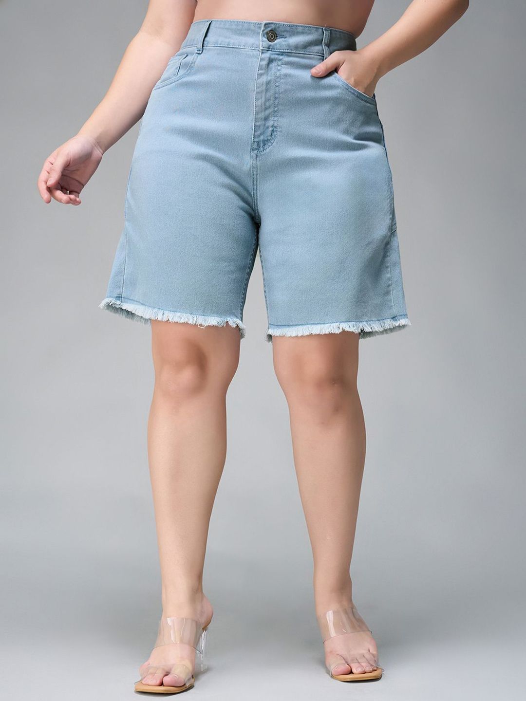 Miss Chase A+ Women High-Rise Shorts-picture-29