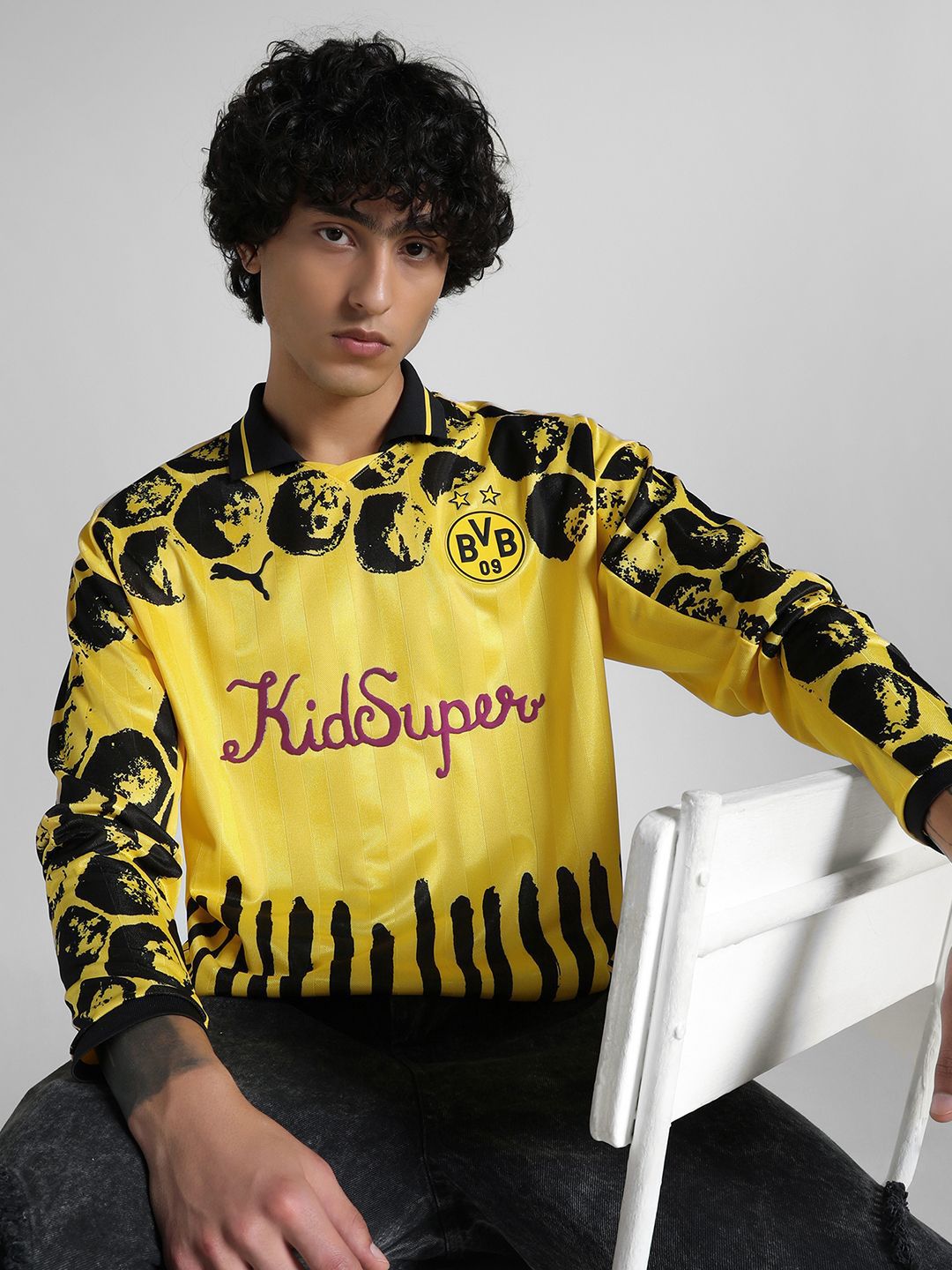 Puma KidSuper BVB Men Long Sleeve Retro Shirt-picture-57