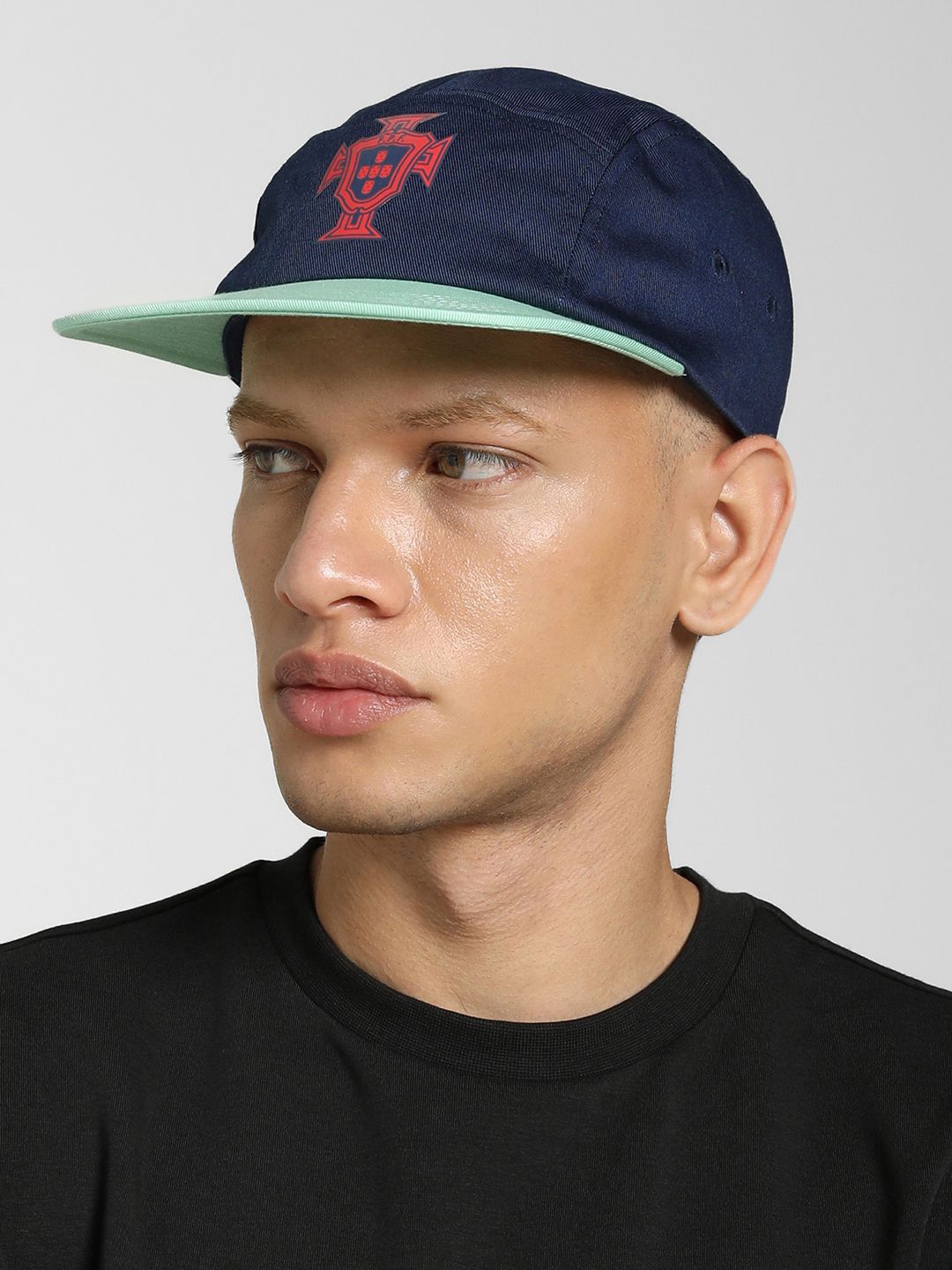 Puma Portugal 5-Panel Unisex Printed Pure Cotton Football Cap-image-8