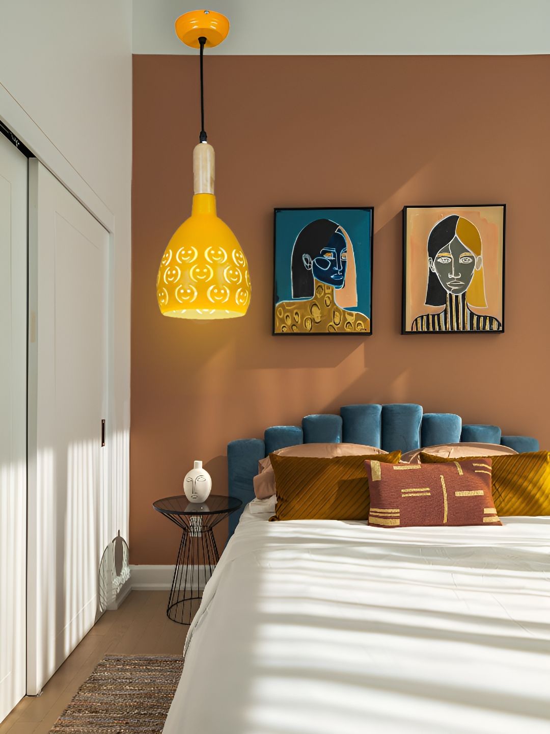 KINIS Yellow Aluminium Quirky Ceiling Lamp-image-21