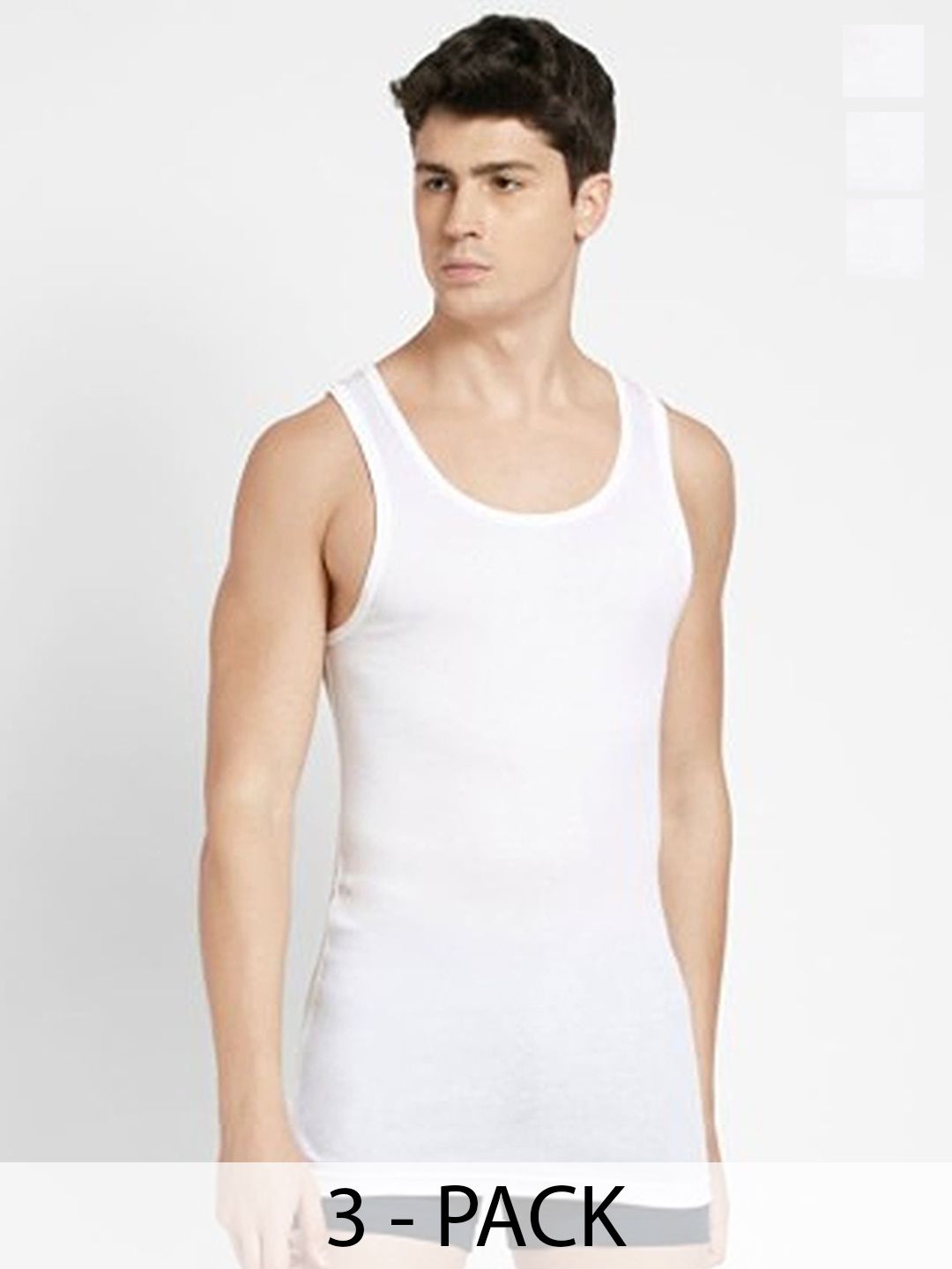 CAVENDERS Pack Of 3 Scoop Neck Pure Cotton Basic Vests - C38=-SWIFT---3---85-picture-55