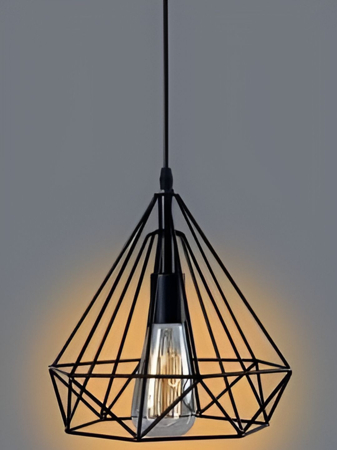 KINIS Black Triangle Quirky Ceiling Lamp-image-45