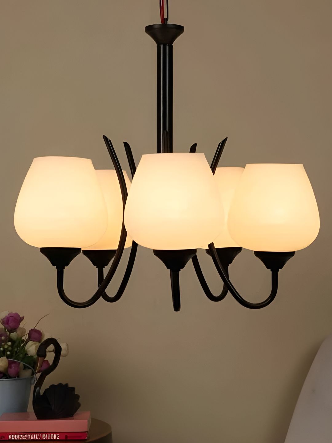 KINIS Modern and Unique Style Black & White Quirky Ceiling Lamp-picture-57