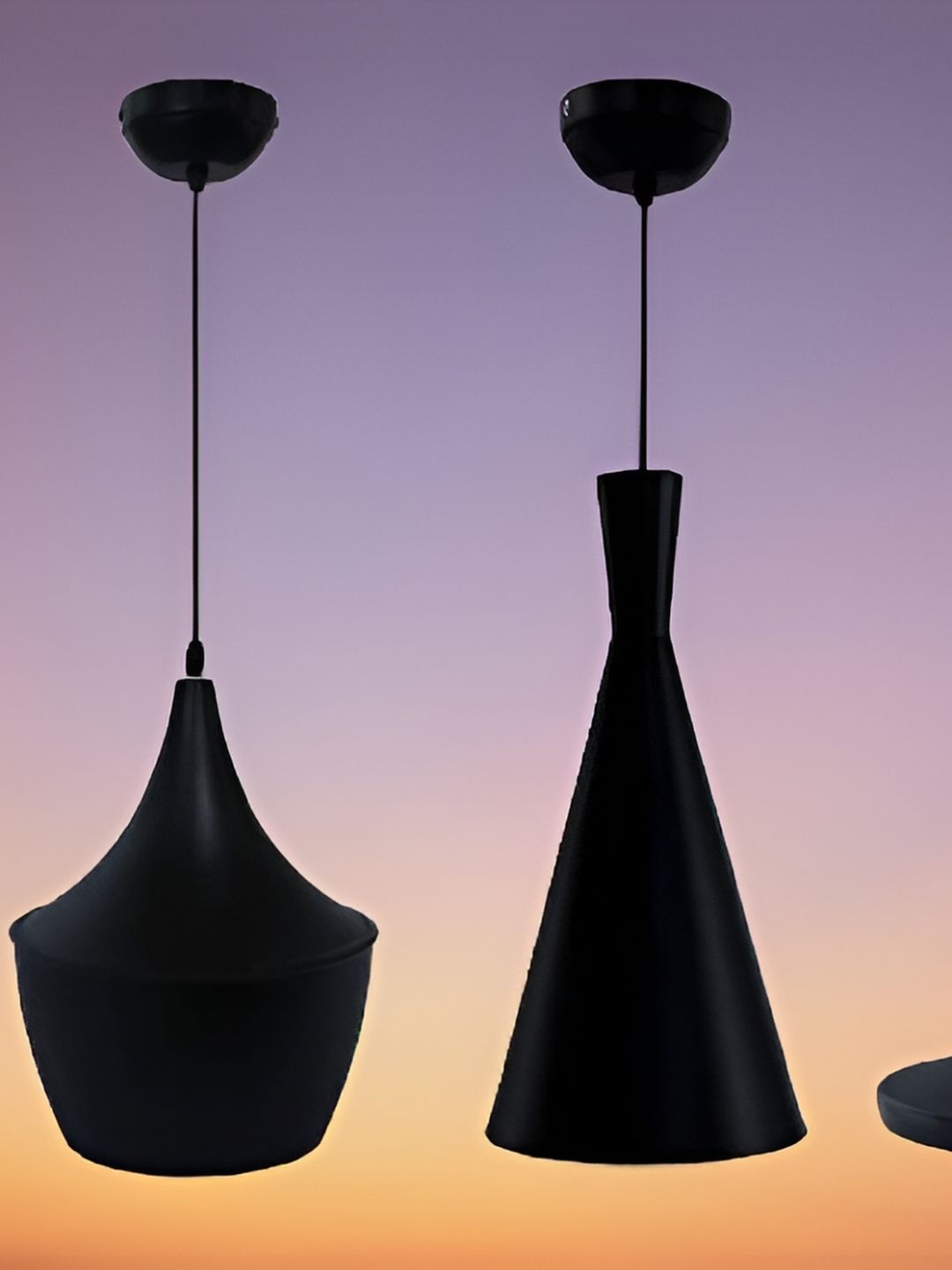 KINIS Black Aluminium Quirky Hanging Light Ceiling Lamp-picture-17