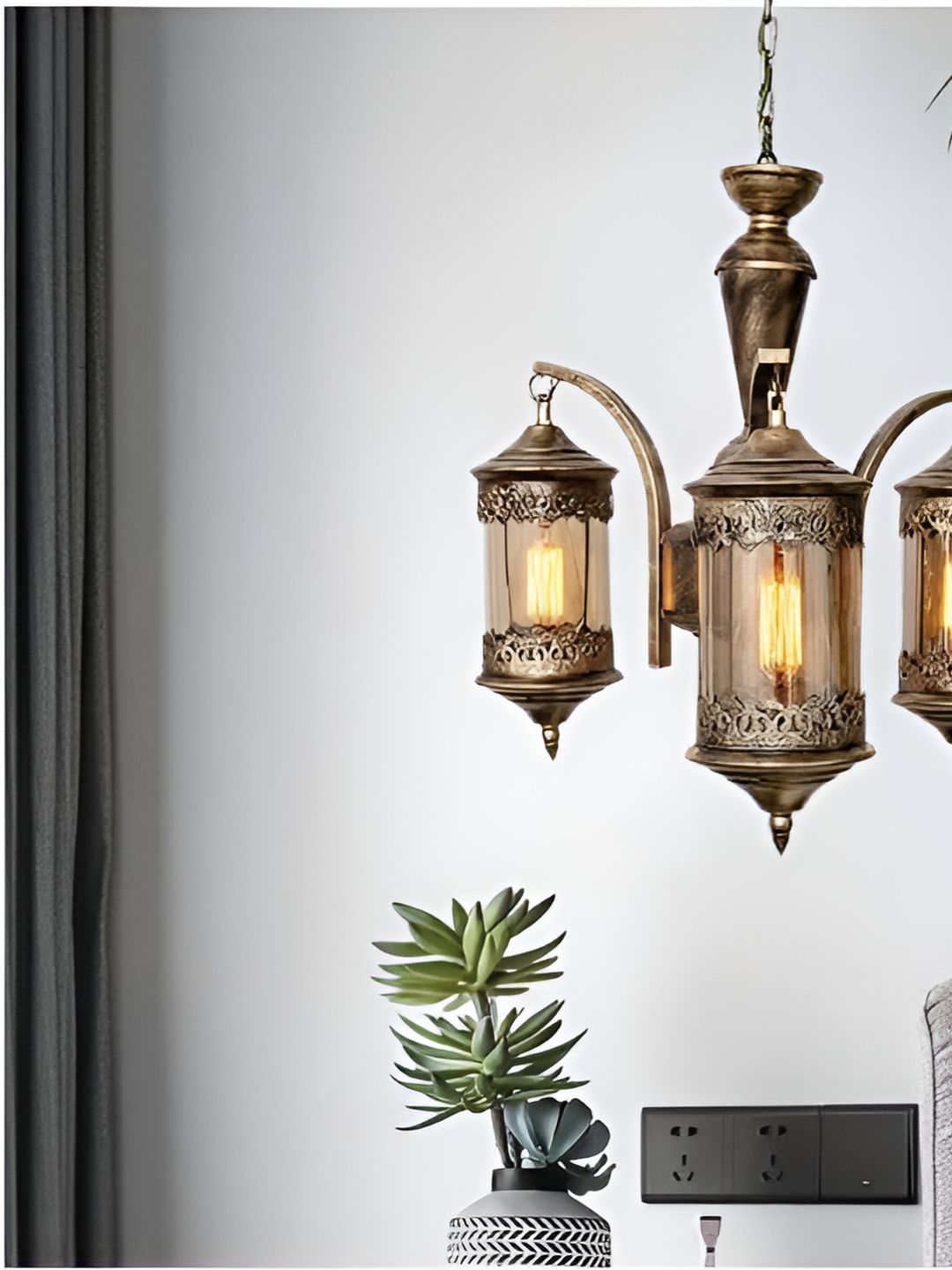 KINIS Gold-Toned Quirky Ceiling Lamp-image-23