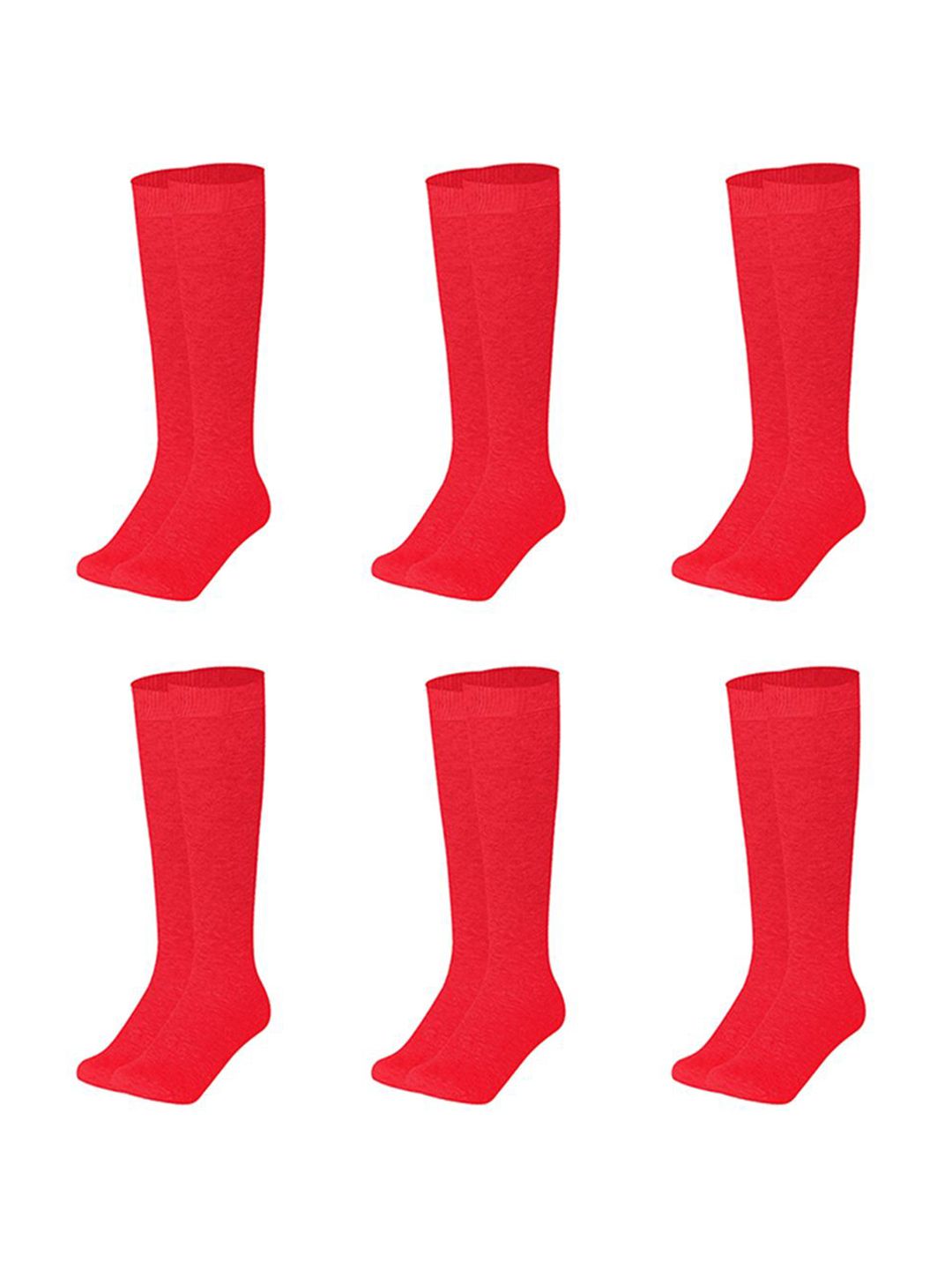 MUKHAKSH Men Pack Of 6 Cotton Knee Length Socks-picture-44
