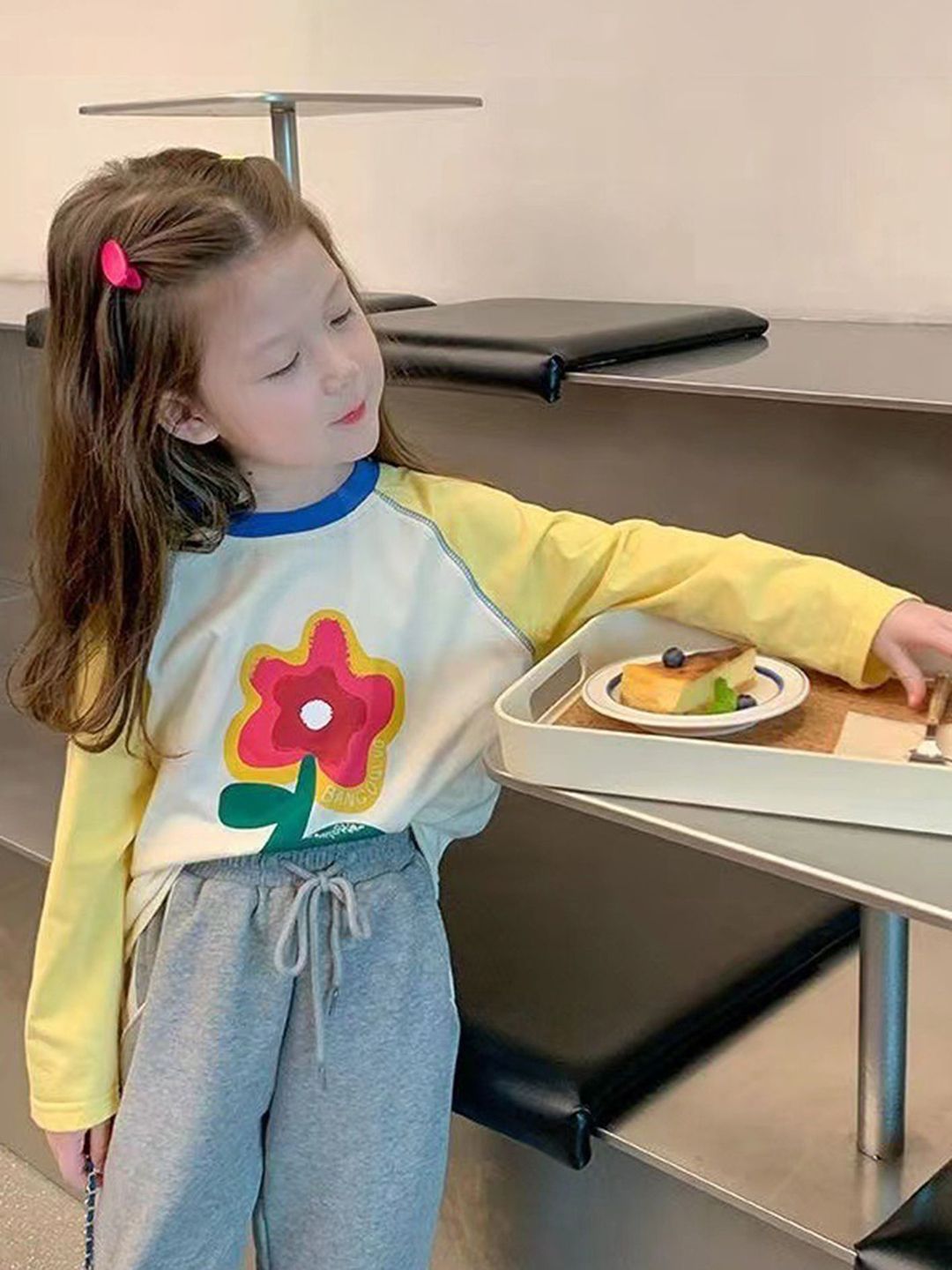 LULU & SKY Girls Printed Applique T-shirt-picture-33