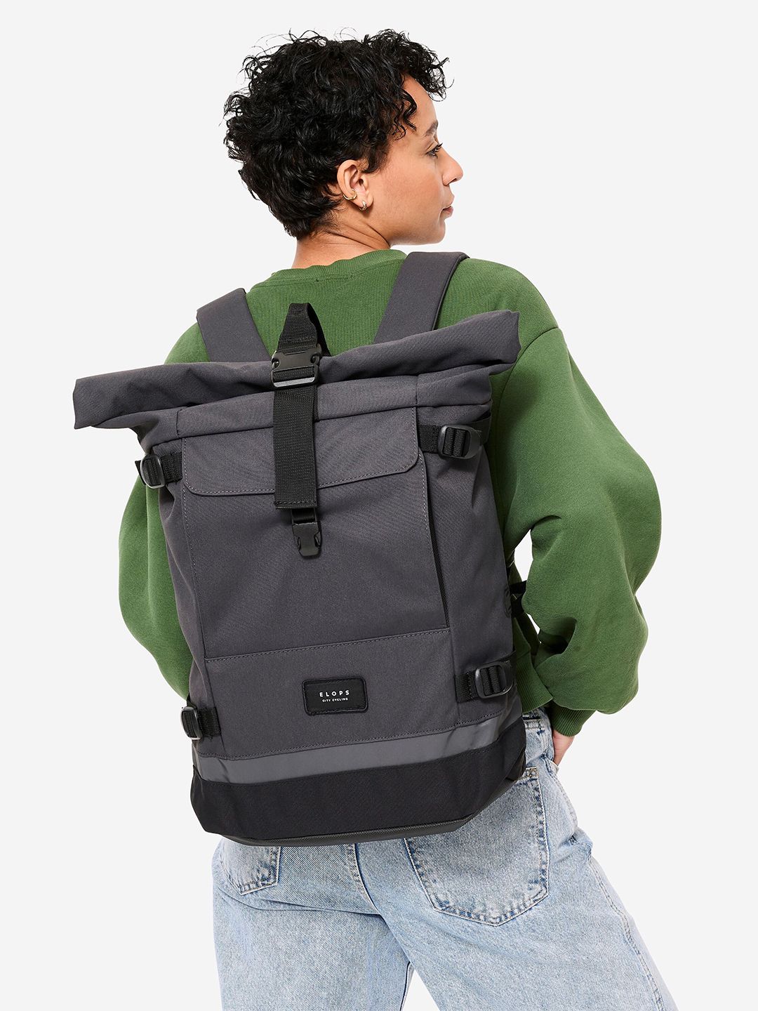 Btwin By Decathlon Unisex Cycling Single 25L Pannier Rack Backpack-picture-33