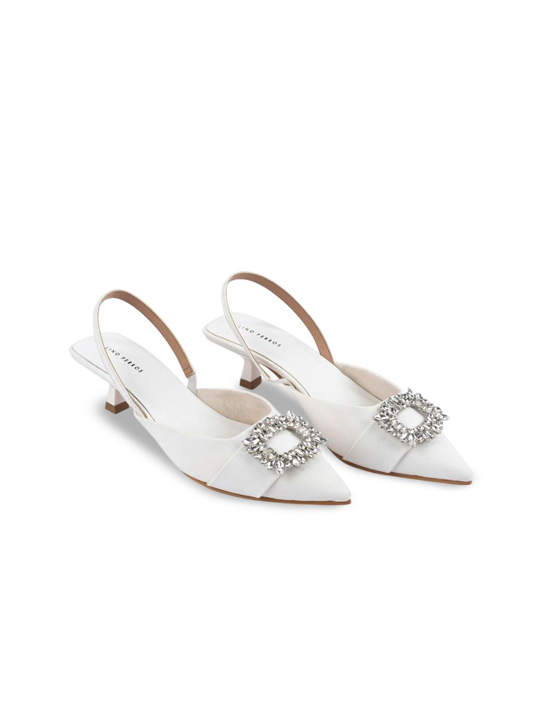 Lino Perros Women Embellished Kitten Pumps-image-27