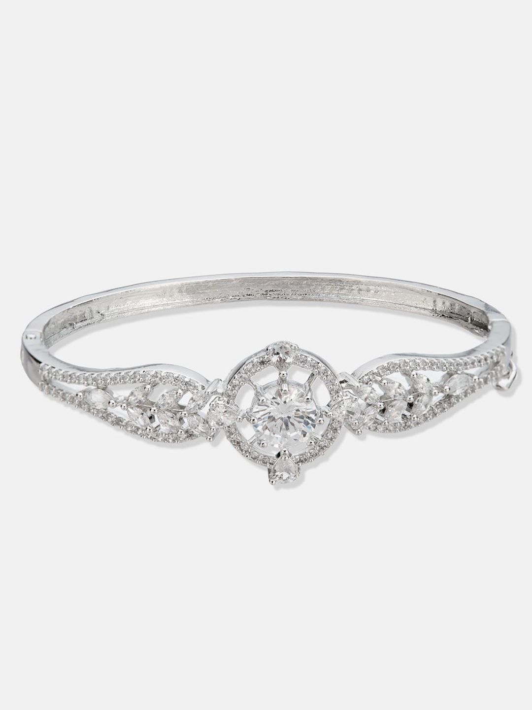 ATIBELLE Set of 2 Silver-Plated Wraparound Bracelet