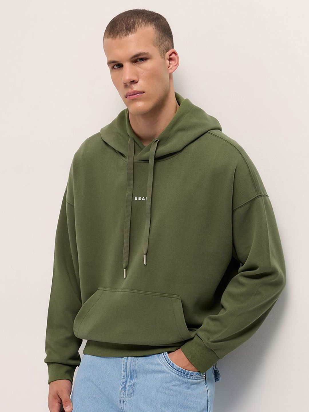 THE BEAR HOUSE Men Hooded Oversized Sweatshirt-picture-20