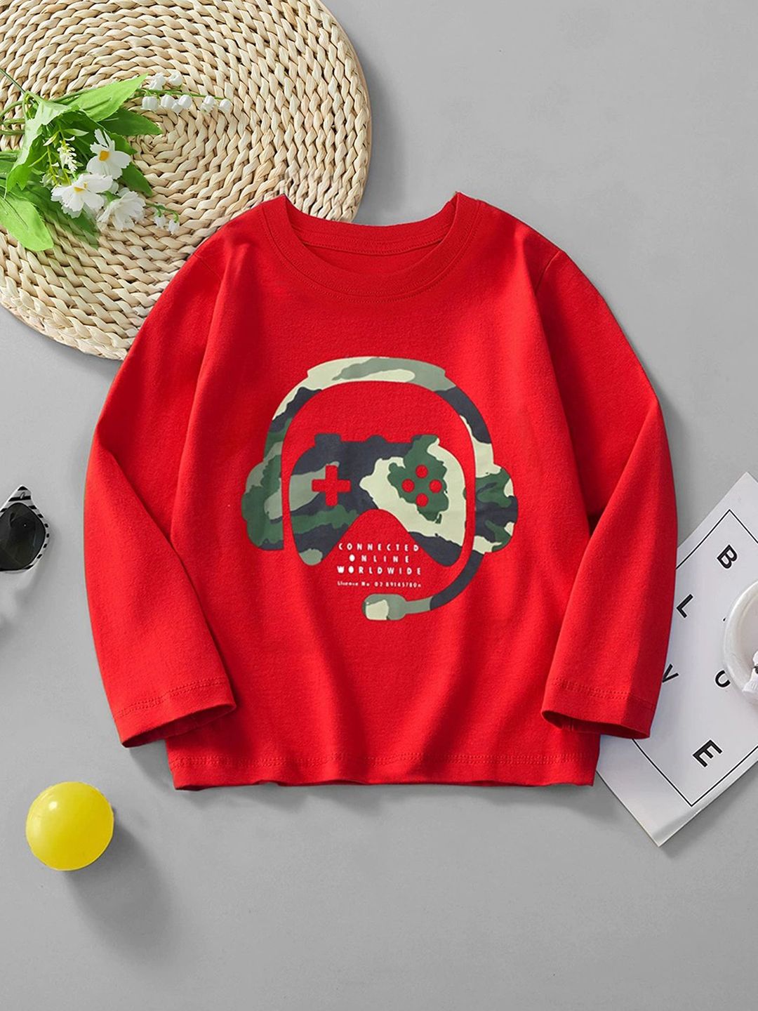 LULU & SKY Boys Graphic Printed Relaxed Fit Pure Cotton T-shirt-picture-13