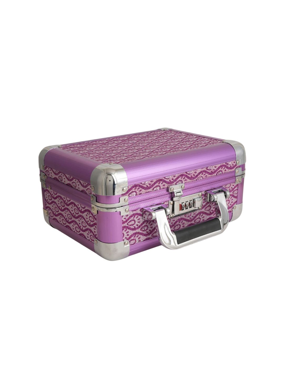 Flingo Purple & Red Compact Vanity Case Makeup Organiser-picture-24