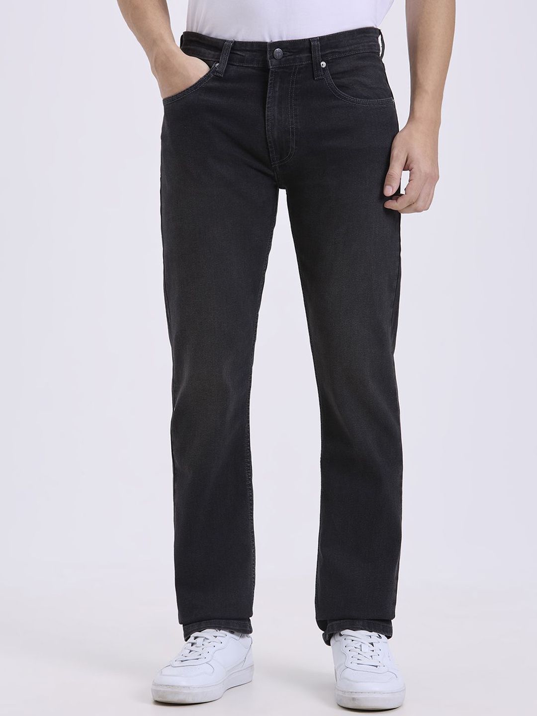Pepe Jeans Men Straight Fit Mid-Rise Stretchable Jeans-picture-14