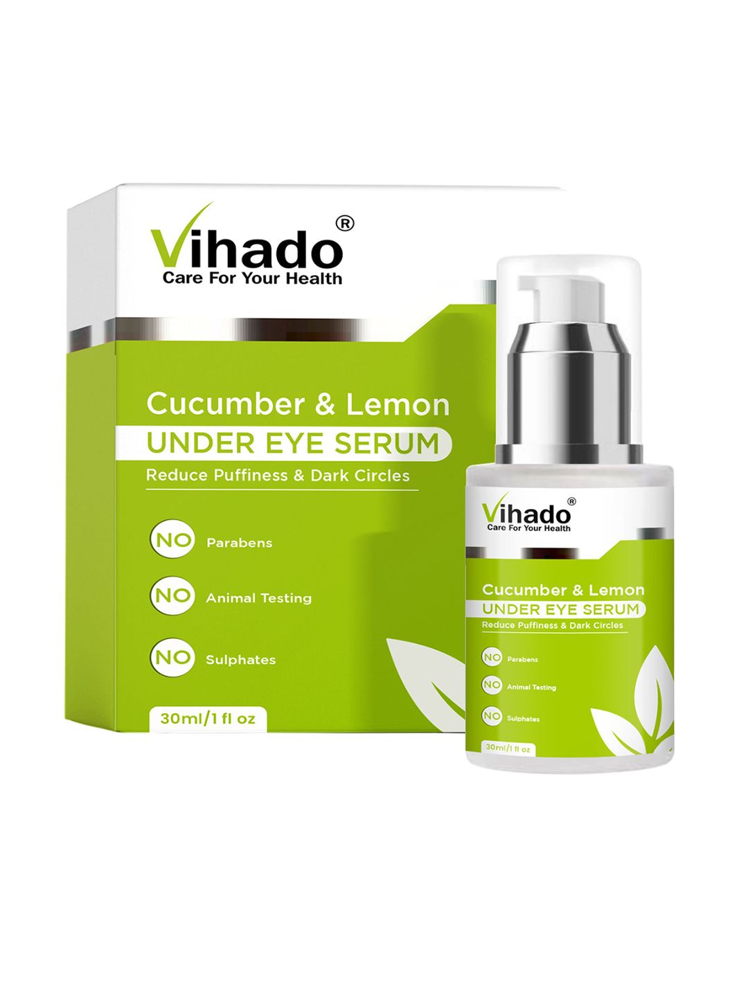 VIhado Cucumber & Lemon Under Eye Serum For Dark Circles & Puffiness - 30 ml-picture-14