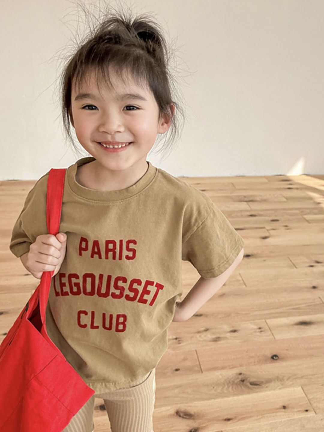 LULU & SKY Girls People and Places Printed Round Neck Cotton T-shirt-image-8