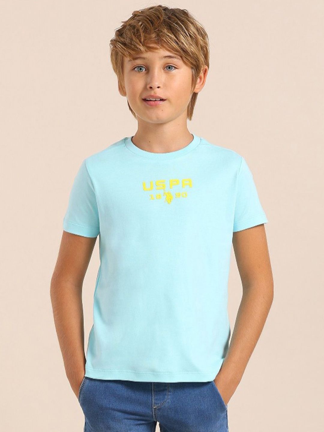 U.S. Polo Assn. Kids Boys Printed Regular Fit T-shirt-picture-35