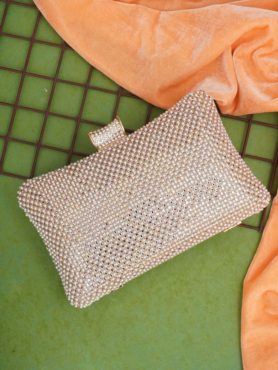 FOR THE BEAUTIFUL YOU Embellished Box Clutch-picture-24