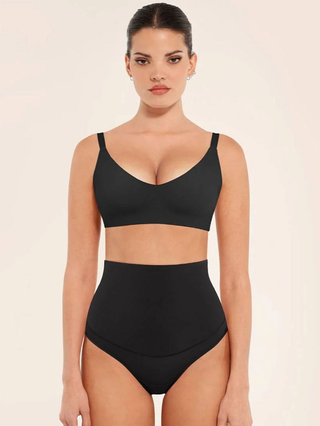 SHOP THE EDIT High Waist Breathable Tummy Shapewear-picture-27