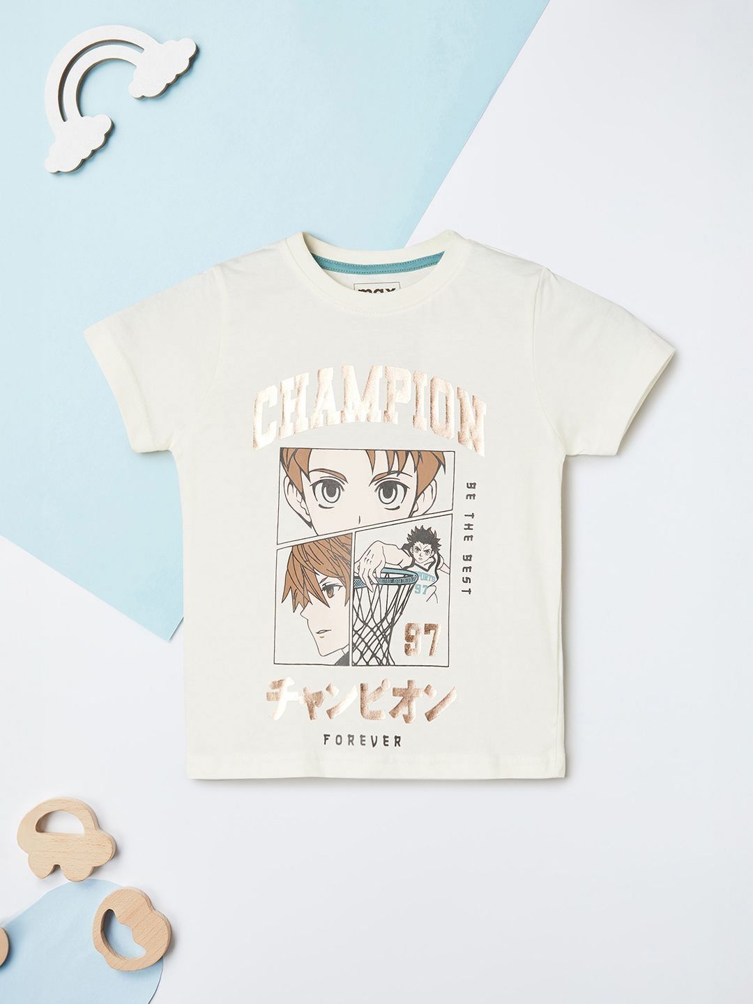 max Boys Graphic Printed Regular Fit T-shirt-picture-28
