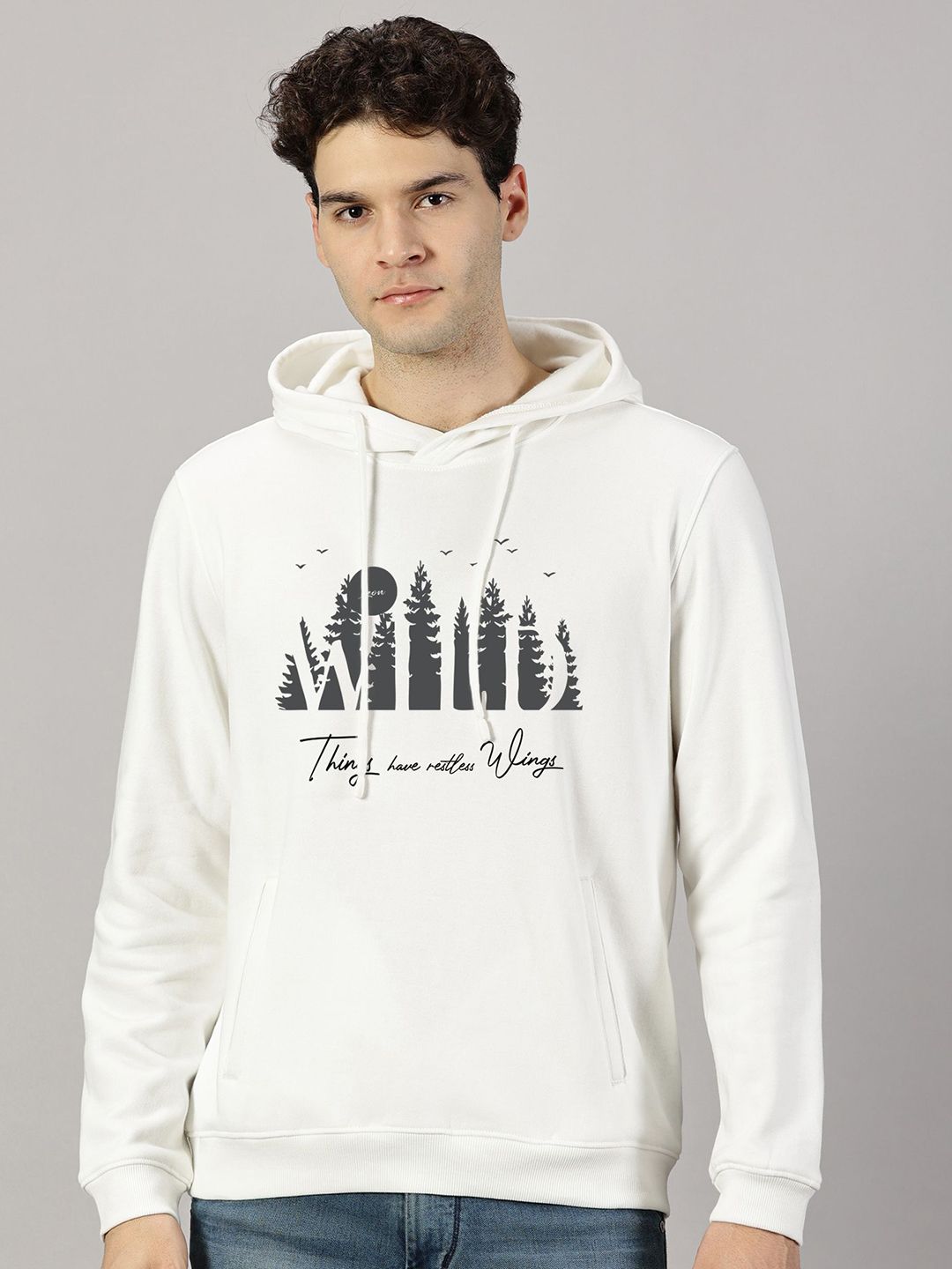 LEON Men Printed Hooded Sweatshirt-picture-10
