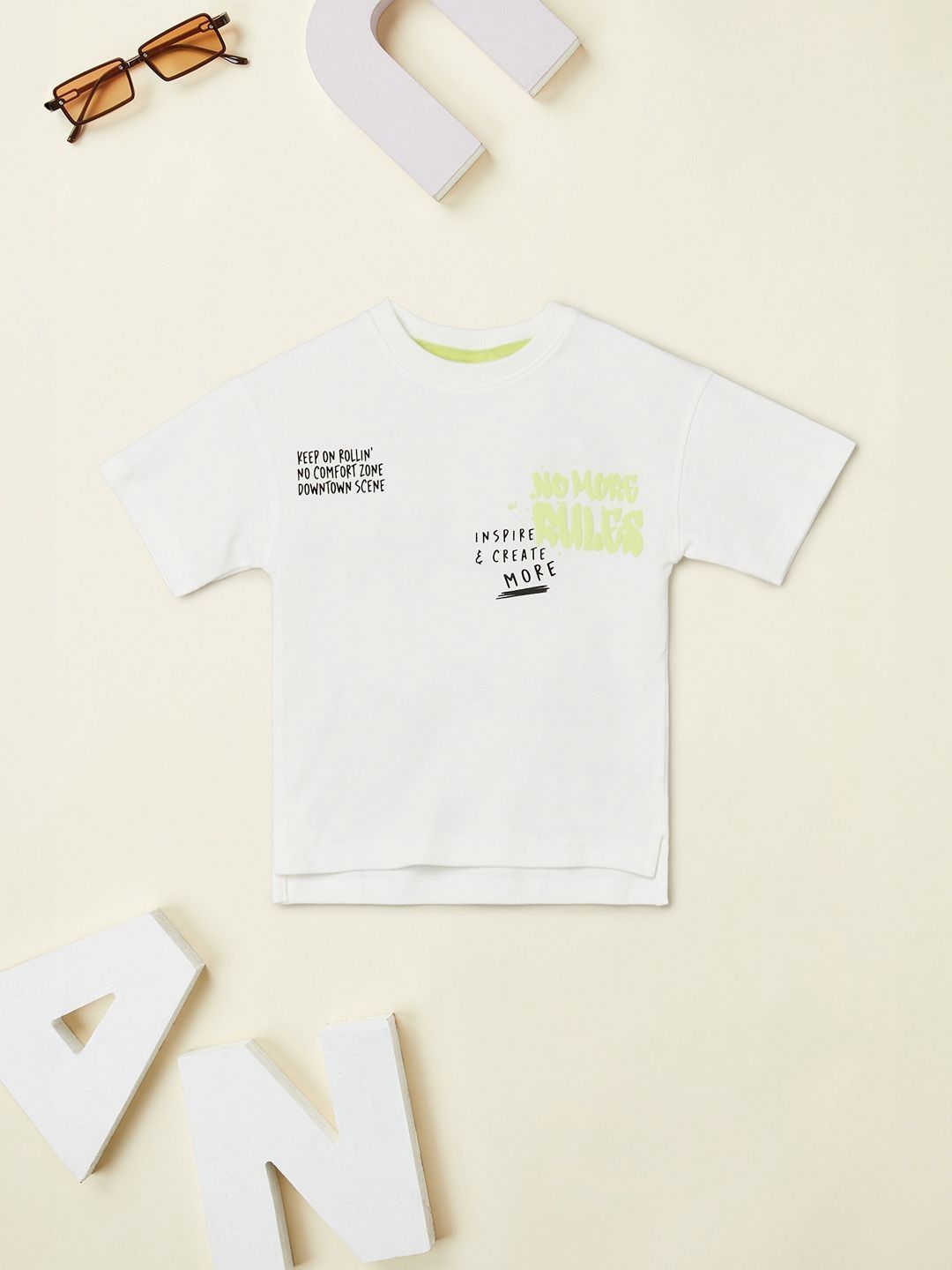 max Boys Graphic Printed Round Neck Cotton T-shirt-picture-23