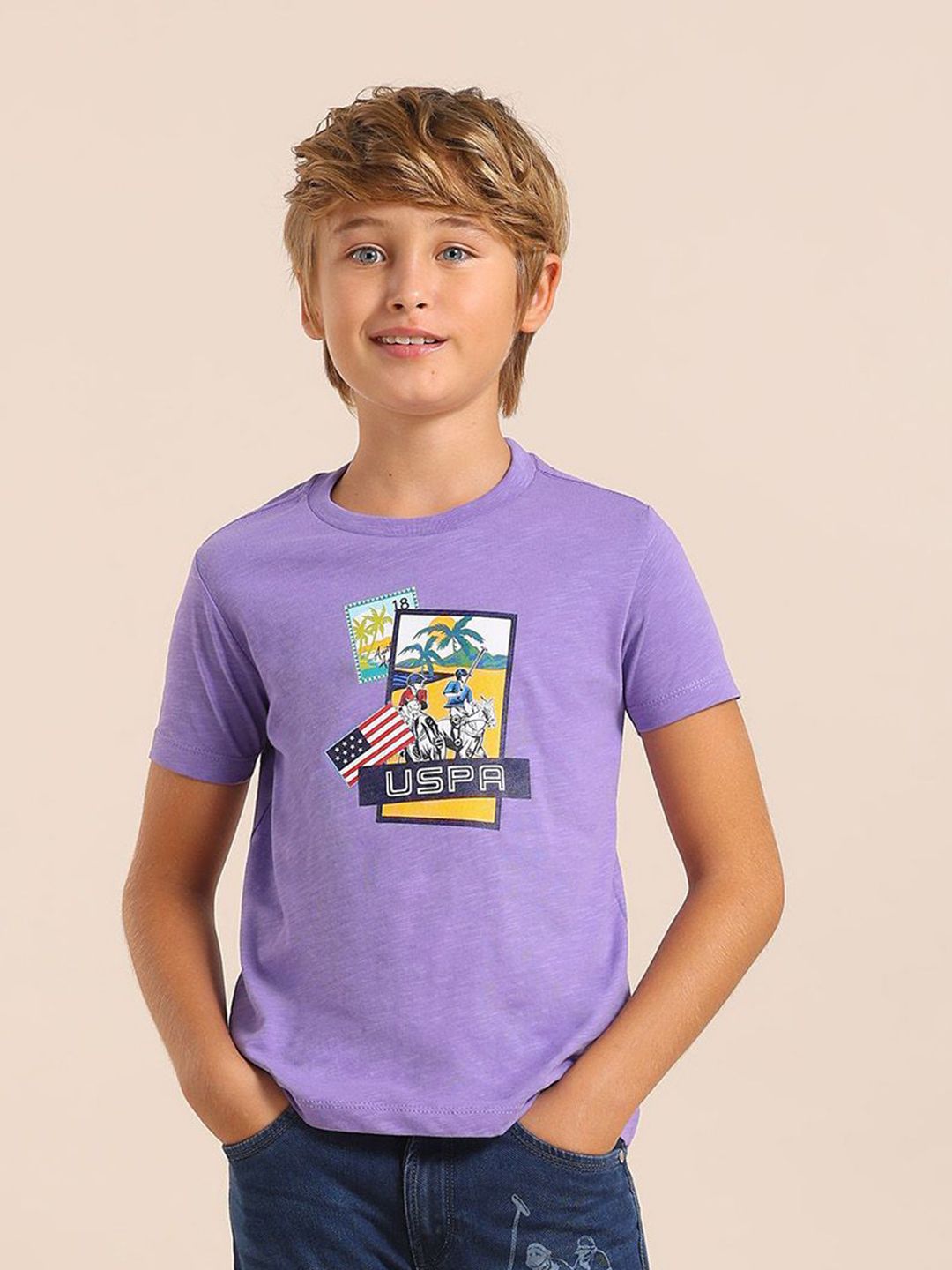 U.S. Polo Assn. Kids Boys Printed T-shirt-picture-26