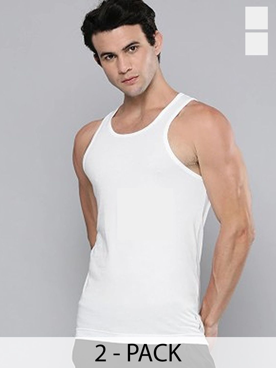 CAVENDERS Pack Of 2 Scoop Neck Innerwear Vests - c28=SWIFT---2---85-picture-58